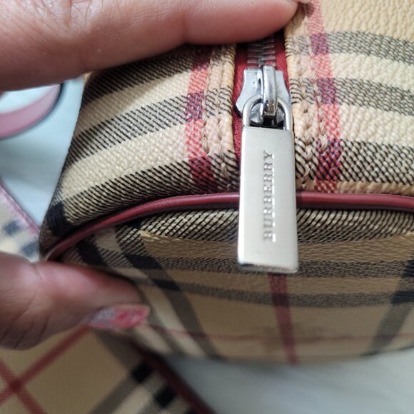 Burberry Nova Check Barrel Bag & Wallet * Leather & Coated Canvas - Picture 13 of 16
